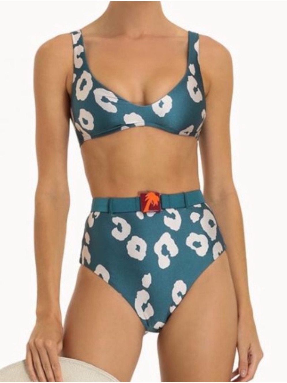 Zimmermann High-Waist Leopard Print ‘Shelly” Bikini Set Sz 4-6 $575